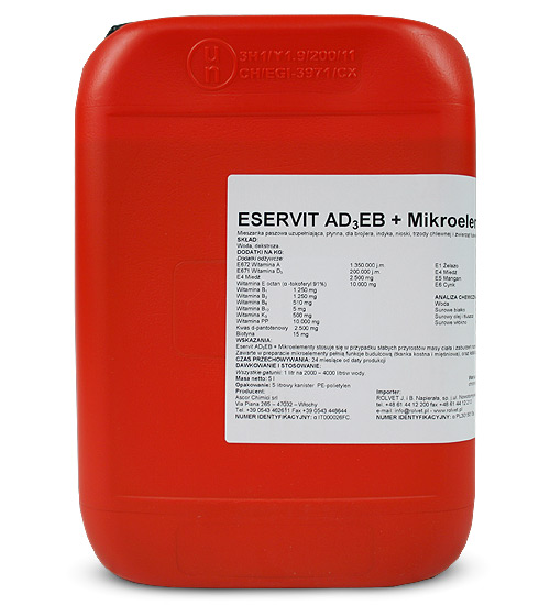 Eservit AD3EB + mikroelementy 5 l