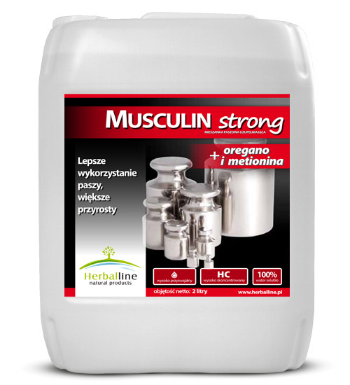 Musculin strong + oregano i metionina 5l